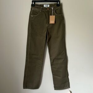 Reformation cowboy high rise straight jeans, Color: Kalamata, Size: 25